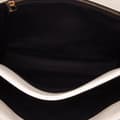 Miniatyrbild 4 av 10: Pre-owned Saint Laurent Small Quilted Lambskin Becky Chain Shoulder Bag White