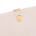 Miniatyrbild 10 av 10: Pre-owned Saint Laurent Small Quilted Lambskin Becky Chain Shoulder Bag White
