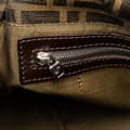 Miniatyrbillede 7 af 10: Pre-owned Fendi Zucca Canvas Double Flap Shoulder Bag Brown