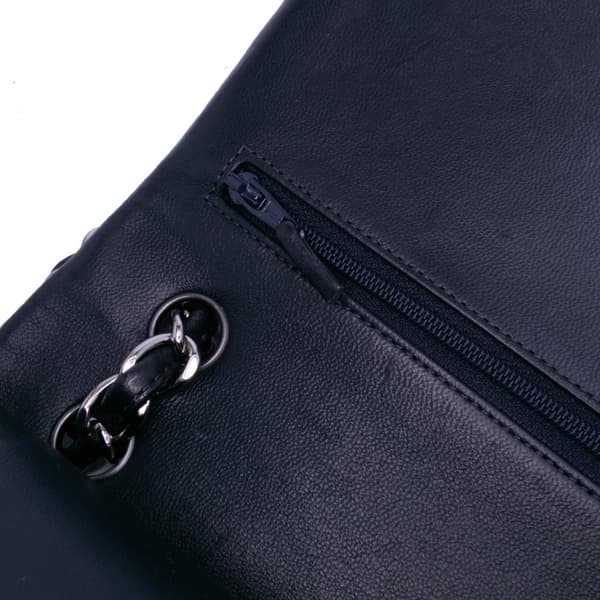Pre-owned Chanel Jumbo Classic Lambskin Double Flap Black