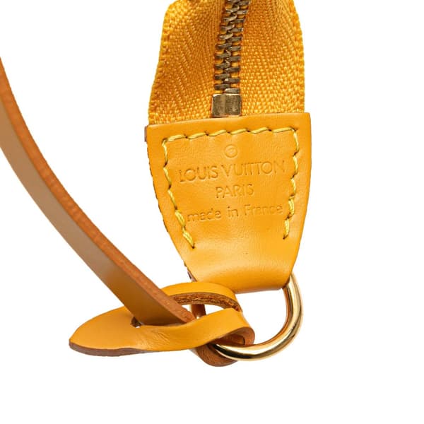 Pre-owned Louis Vuitton Epi Pochette Accessoires Yellow
