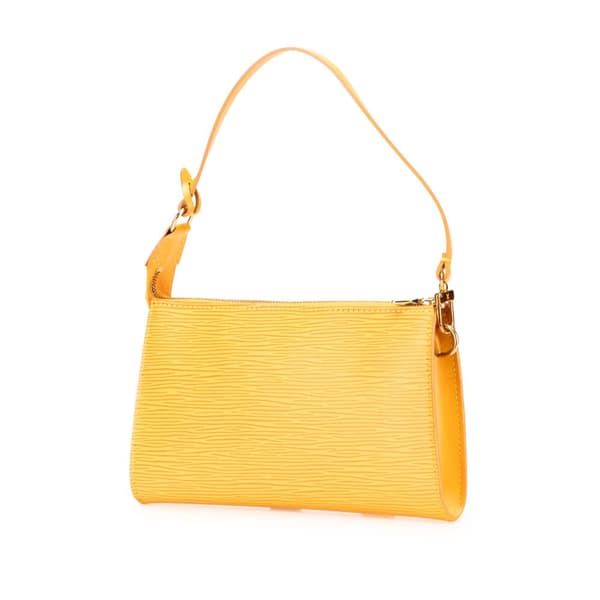 Pre-owned Louis Vuitton Epi Pochette Accessoires Yellow