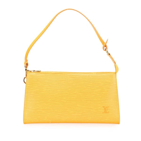 Pre-owned Louis Vuitton Epi Pochette Accessoires Yellow