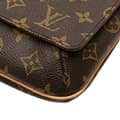 Miniatyrbild 7 av 10: Pre-owned Louis Vuitton Monogram Musette Tango Short Strap Brown