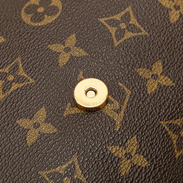 Pre-owned Louis Vuitton Monogram Musette Tango Short Strap Brown