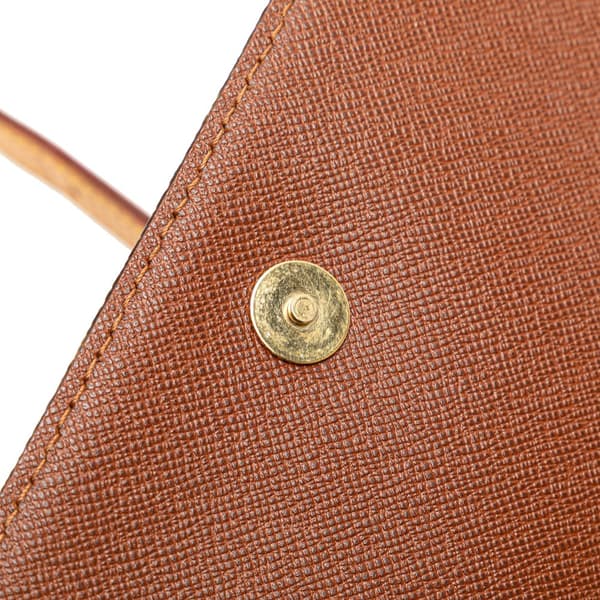 Pre-owned Louis Vuitton Monogram Musette Tango Short Strap Brown