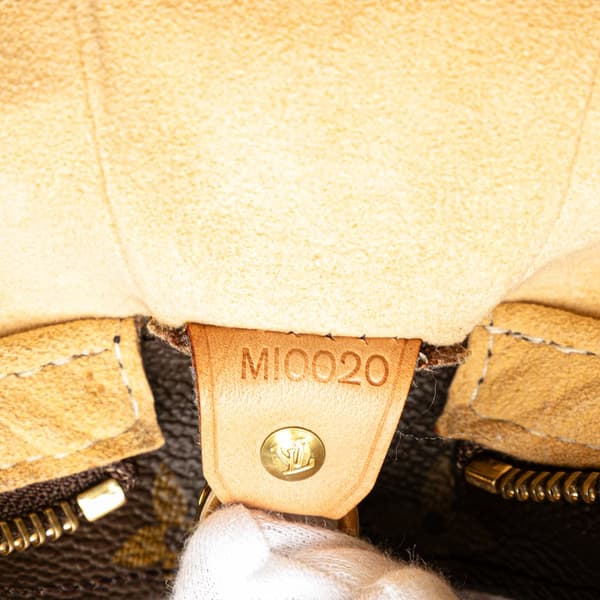 Pre-owned Louis Vuitton Monogram Looping GM Brown