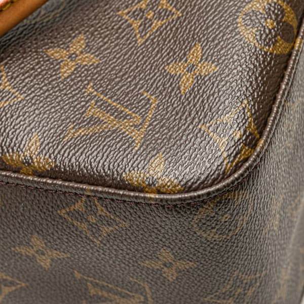 Pre-owned Louis Vuitton Monogram Looping GM Brown