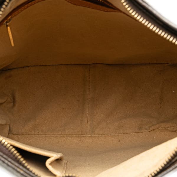 Pre-owned Louis Vuitton Monogram Looping GM Brown