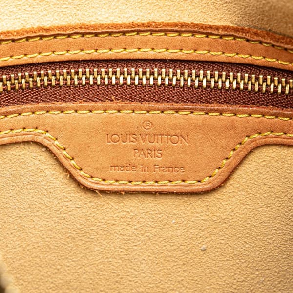 Pre-owned Louis Vuitton Monogram Looping GM Brown
