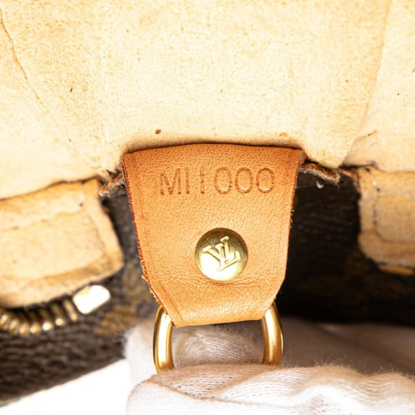 Pre-owned Louis Vuitton Monogram Looping GM Brown