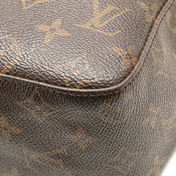 Pre-owned Louis Vuitton Monogram Looping GM Brown