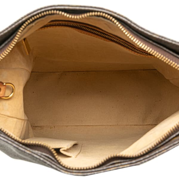 Pre-owned Louis Vuitton Monogram Looping GM Brown