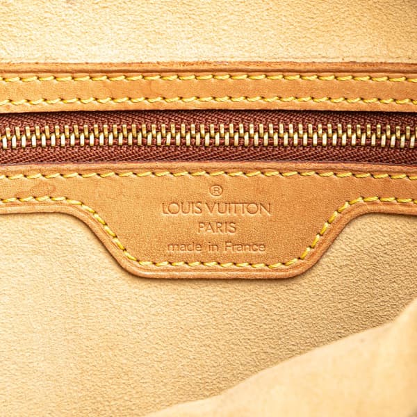 Pre-owned Louis Vuitton Monogram Looping GM Brown