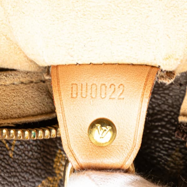 Pre-owned Louis Vuitton Monogram Looping GM Brown