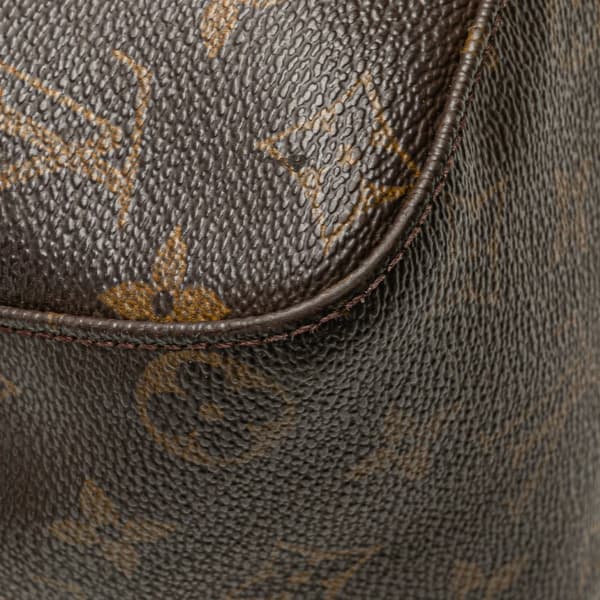 Pre-owned Louis Vuitton Monogram Looping GM Brown
