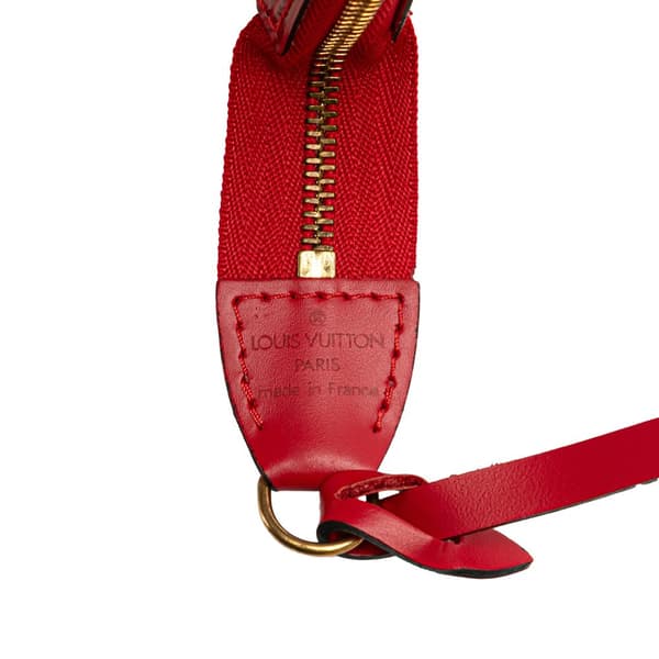 Pre-owned Louis Vuitton Epi Pochette Accessoires Red