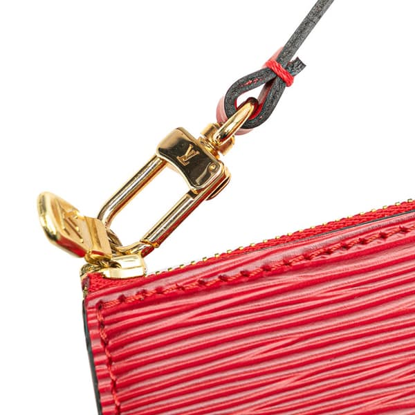 Pre-owned Louis Vuitton Epi Pochette Accessoires Red