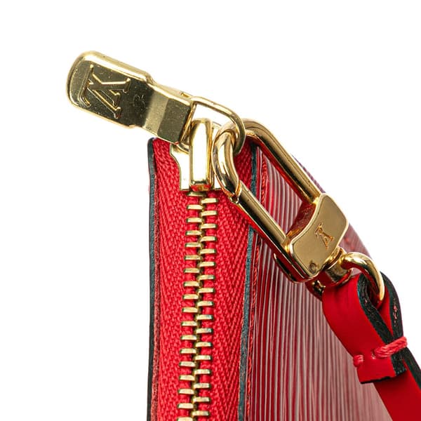 Pre-owned Louis Vuitton Epi Pochette Accessoires Red