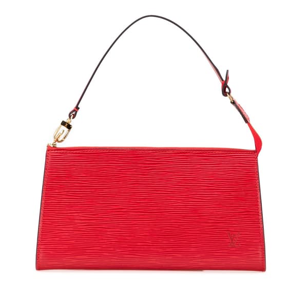 Pre-owned Louis Vuitton Epi Pochette Accessoires Red