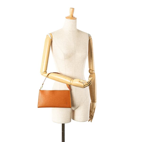 Pre-owned Louis Vuitton Epi Pochette Accessoires Brown