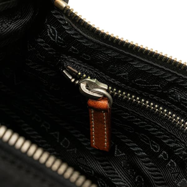 Pre-owned Prada Tessuto Shoulder Bag Black