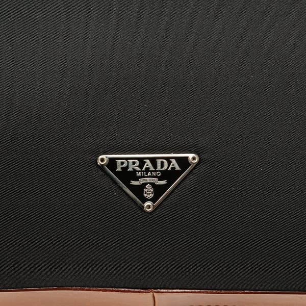 Pre-owned Prada Tessuto Shoulder Bag Black
