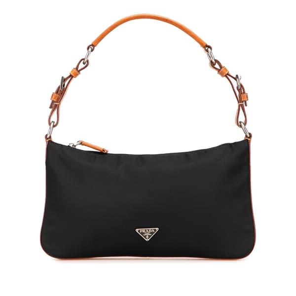 Pre-owned Prada Tessuto Shoulder Bag Black
