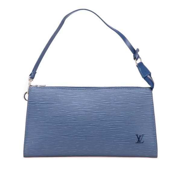 Pre-owned Louis Vuitton Epi Pochette Accessoires Blue