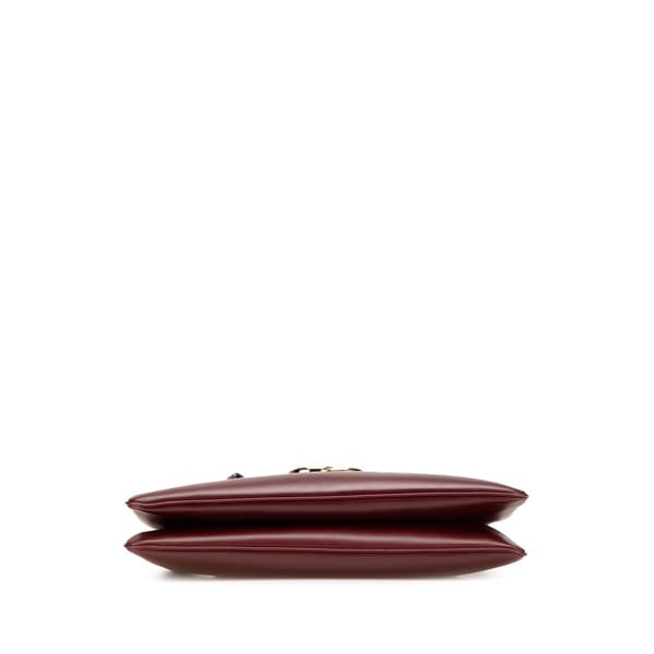 Pre-owned Gucci Large Leather Arli Shoulder Bag Red