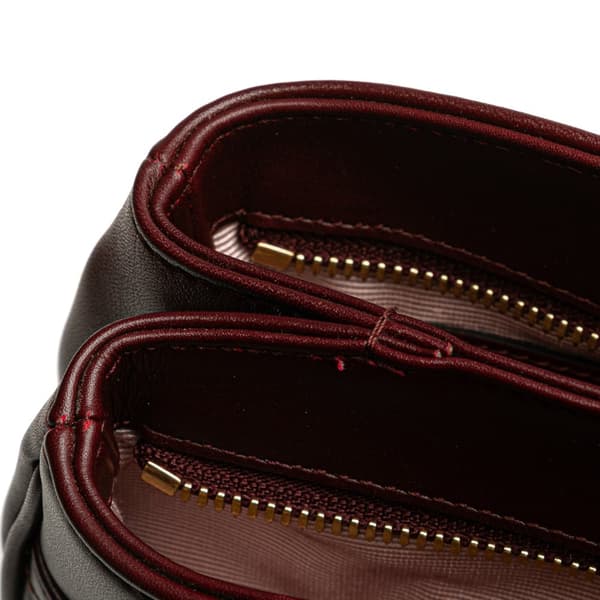 Pre-owned Gucci Large Leather Arli Shoulder Bag Red