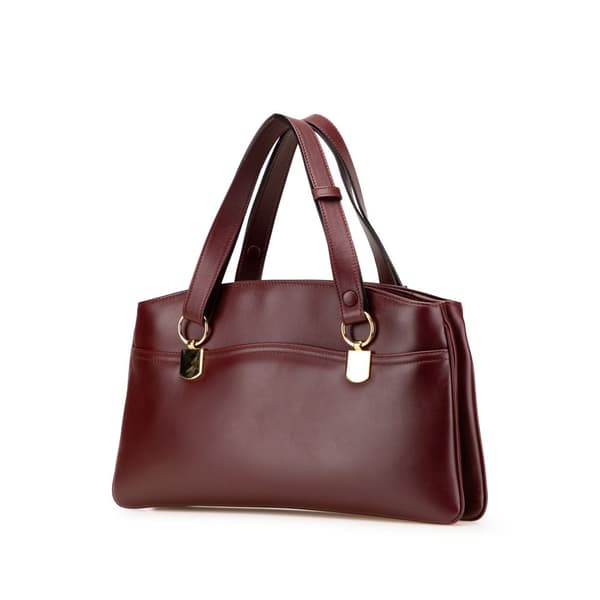 Pre-owned Gucci Large Leather Arli Shoulder Bag Red