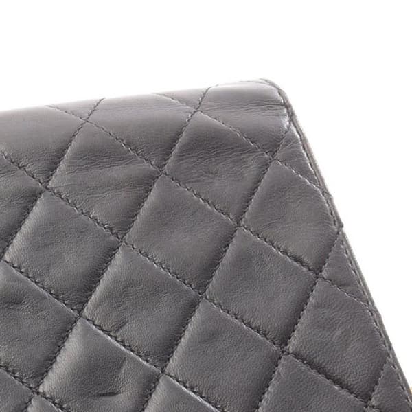 Pre-owned Chanel Small CC Quilted Lambskin Half Single Flap Black