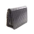 Miniatyrbild 2 av 10: Pre-owned Chanel Small CC Quilted Lambskin Half Single Flap Black