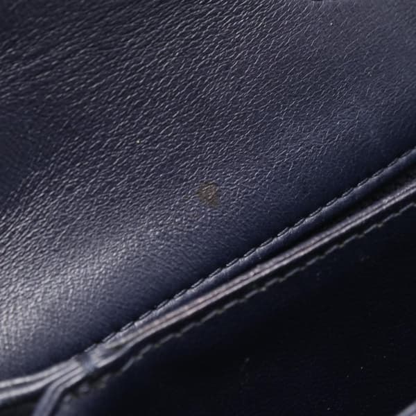 Pre-owned Chanel CC Quilted Lambskin Pushlock Single Flap Blue