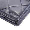 Pikkukuva 9 / 10: Pre-owned Chanel CC Quilted Lambskin Pushlock Single Flap Blue