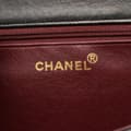 Miniatyrbild 4 av 9: Pre-owned Chanel Medium CC Quilted Lambskin Half Single Flap Black