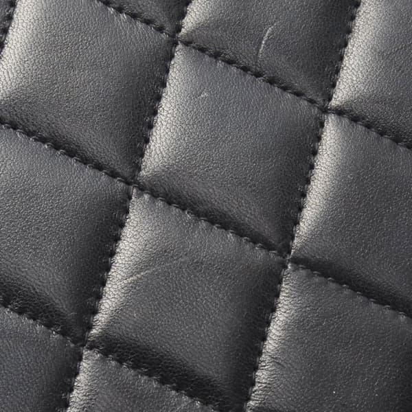 Pre-owned Chanel Medium CC Quilted Lambskin Half Single Flap Black