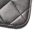 Miniatyrbild 9 av 9: Pre-owned Chanel Medium CC Quilted Lambskin Half Single Flap Black