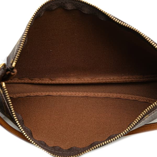 Pre-owned Louis Vuitton Monogram Pochette Accessoires Brown