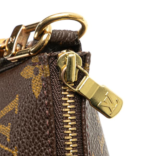 Pre-owned Louis Vuitton Monogram Pochette Accessoires Brown