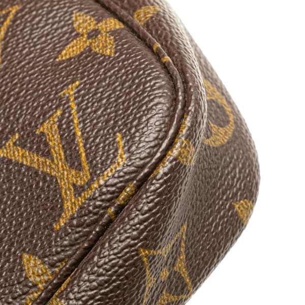 Pre-owned Louis Vuitton Monogram Pochette Accessoires Brown