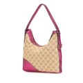 Pikkukuva 2 / 10: Pre-owned Gucci GG Canvas New Britt Shoulder Bag Brown
