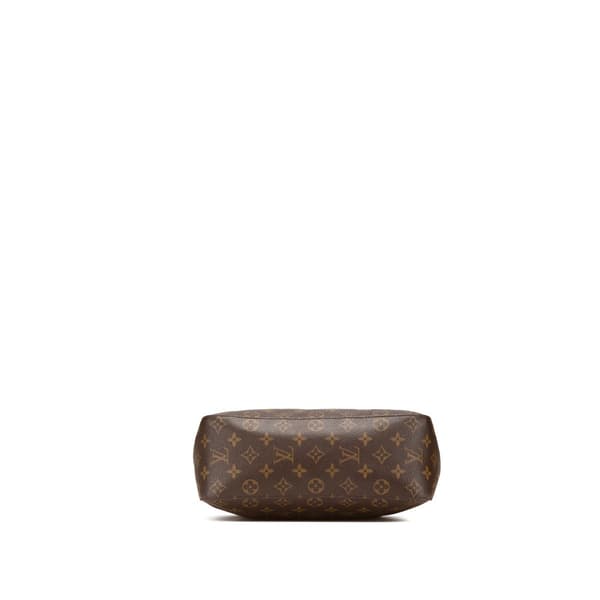 Pre-owned Louis Vuitton Monogram Looping GM Brown