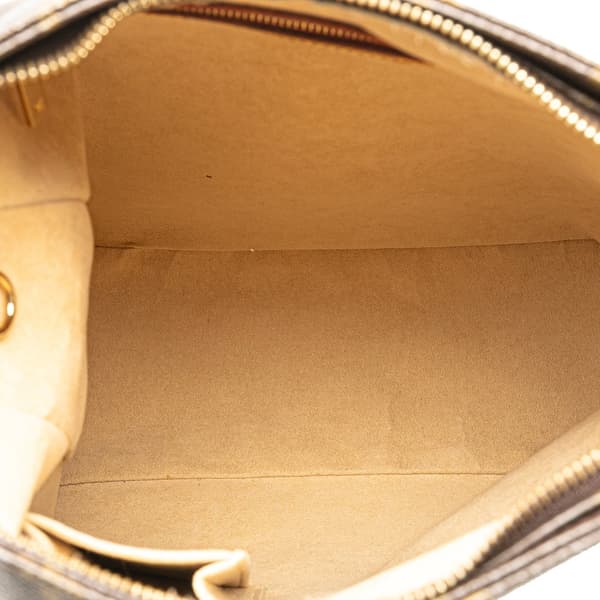 Pre-owned Louis Vuitton Monogram Looping GM Brown