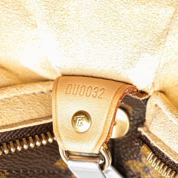 Pre-owned Louis Vuitton Monogram Looping GM Brown