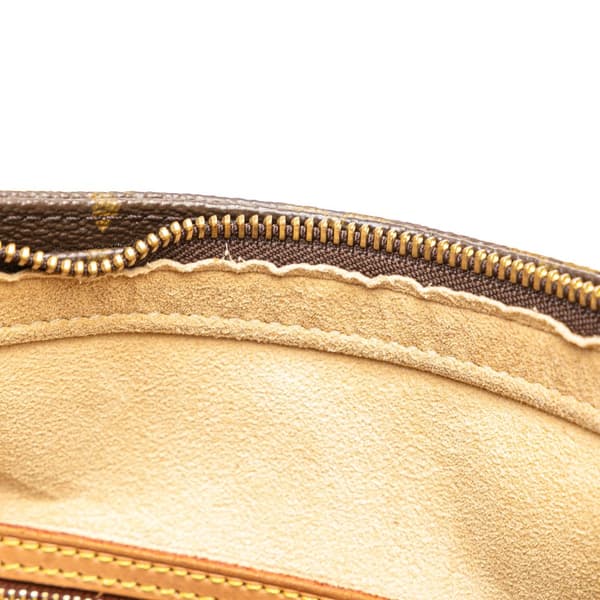 Pre-owned Louis Vuitton Monogram Looping GM Brown