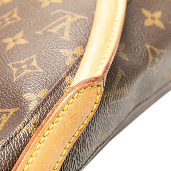 Pre-owned Louis Vuitton Monogram Looping GM Brown