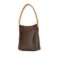 Miniatyrbilde 2 av 10: Pre-owned Louis Vuitton Monogram Looping GM Brown