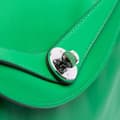 Miniatyrbild 7 av 10: Pre-owned Hermès Clemence Lindy 30 Green